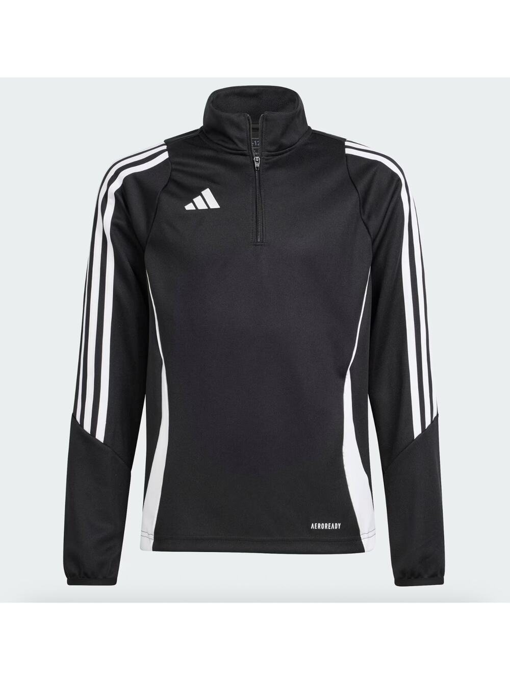 adidas Tiro 24 Training Top Kids Unisex XS 7-8Y Black/White Quarter Zip